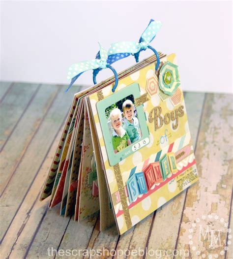 mini scrapbook album